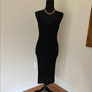 MISSONI Elegant Black Sleeveless Dress